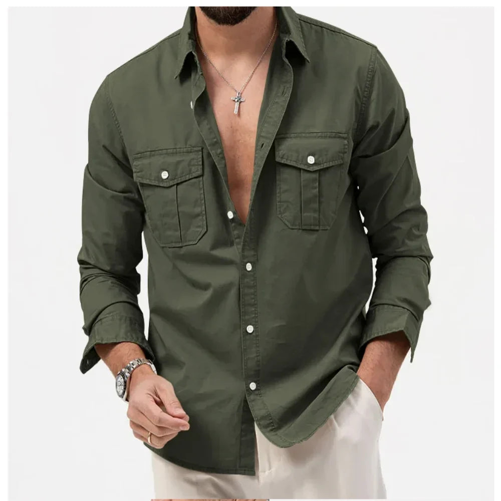 Camisa táctica abotonada Theodore