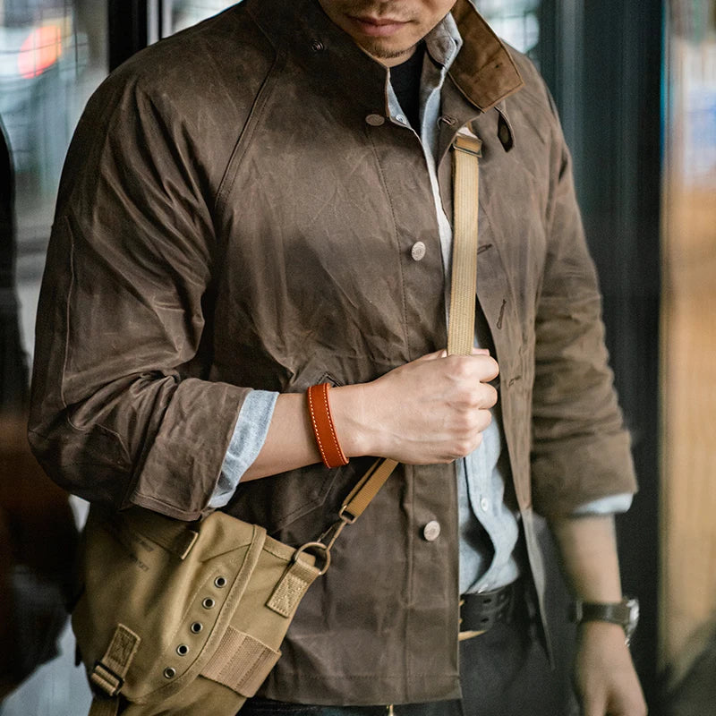 Chaqueta safari encerada Sawyer