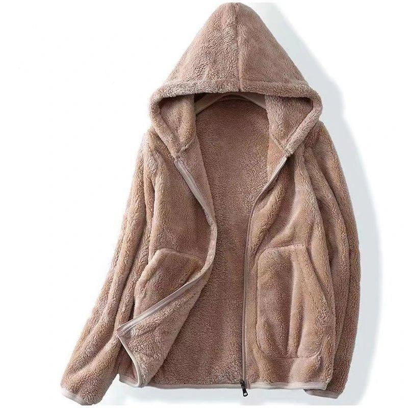 Chaqueta Aurora de forro polar coral
