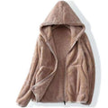 Chaqueta Aurora de forro polar coral