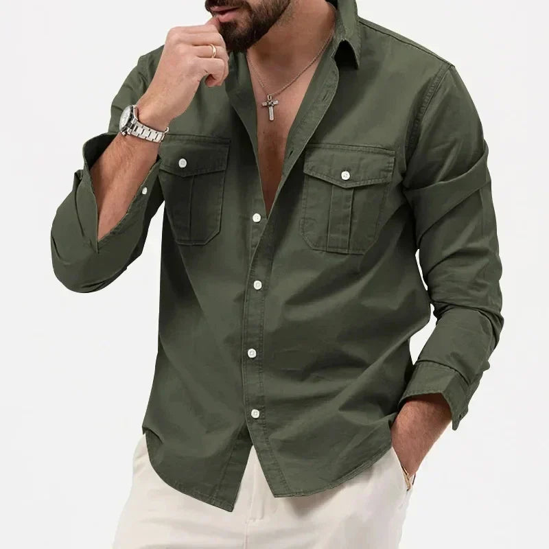 Camisa táctica abotonada Theodore