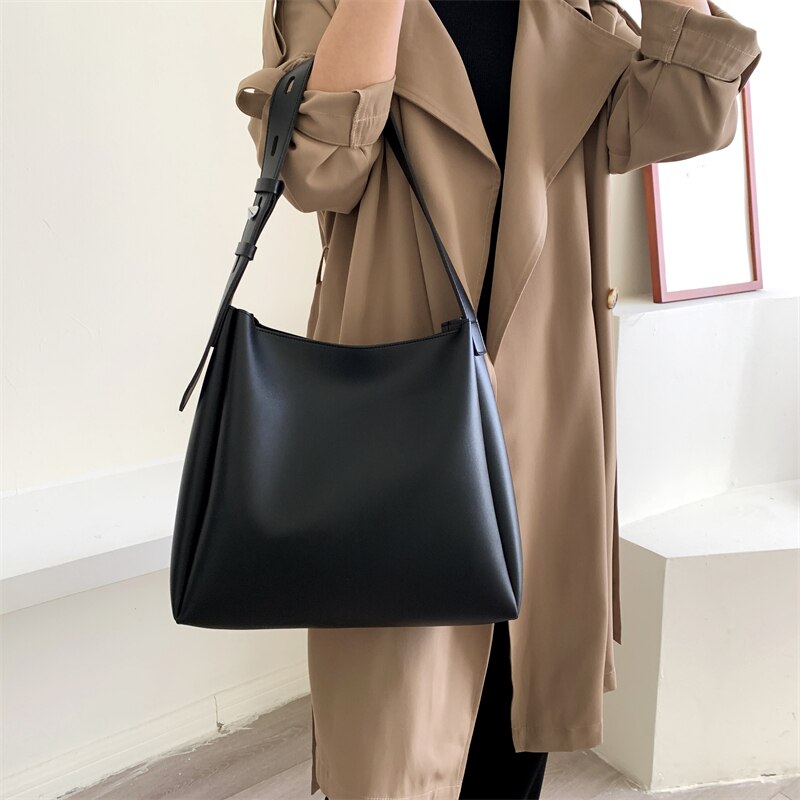 Bolso de mano de cuero Polina