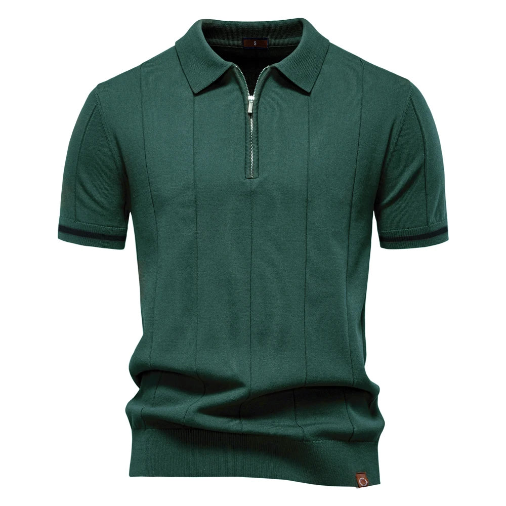 Polo Hudson con cremallera