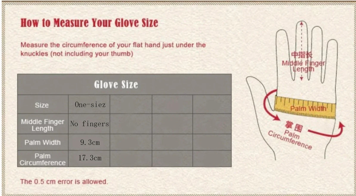 Guantes de punto afelpados
