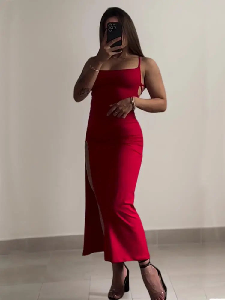 Vestido mini ajustado de cuello halter para mujer