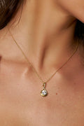 Collar de moissanita Seraphine Infinity