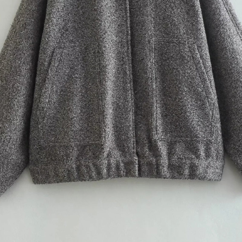 Chaqueta bomber abrigada