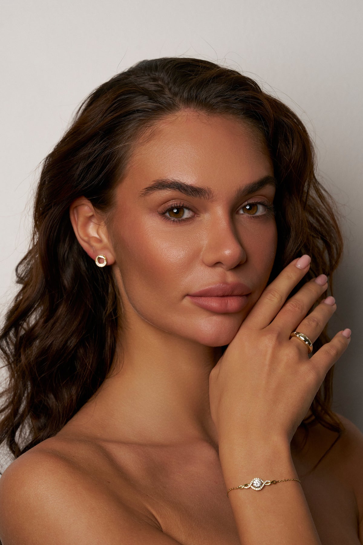 Anillo de moissanita Starry Grace