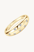 Anillo de moissanita Starry Grace