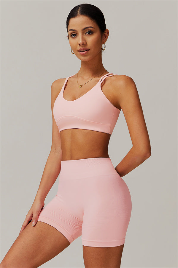 Conjunto de 2 piezas Nova Pulse: sujetador deportivo y pantalones cortos