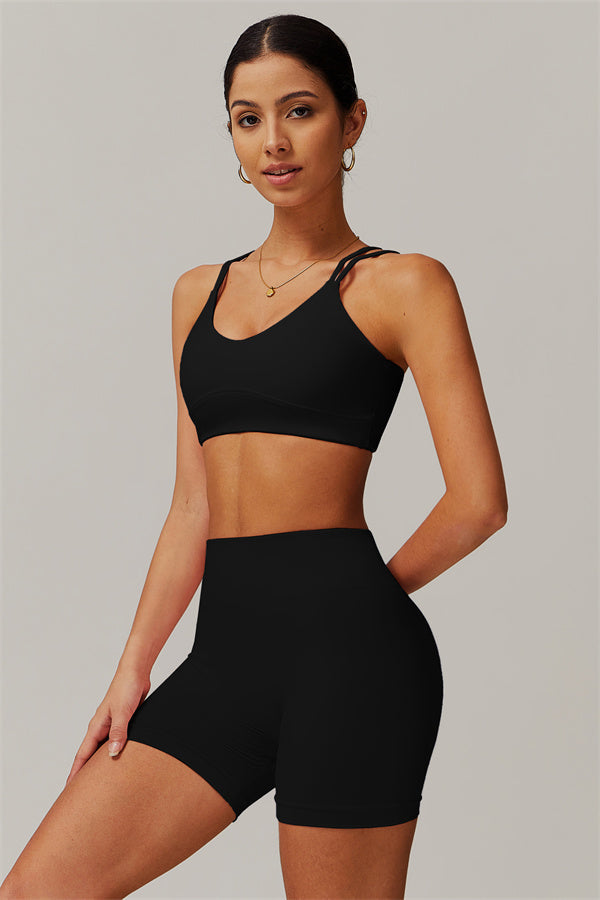 Conjunto de 2 piezas Nova Pulse: sujetador deportivo y pantalones cortos