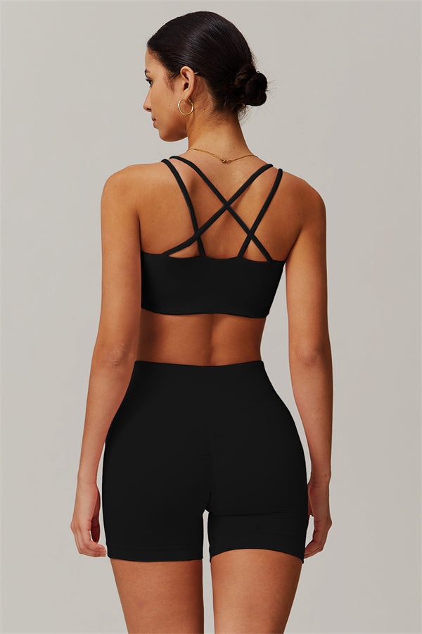 Conjunto de 2 piezas Nova Pulse: sujetador deportivo y pantalones cortos
