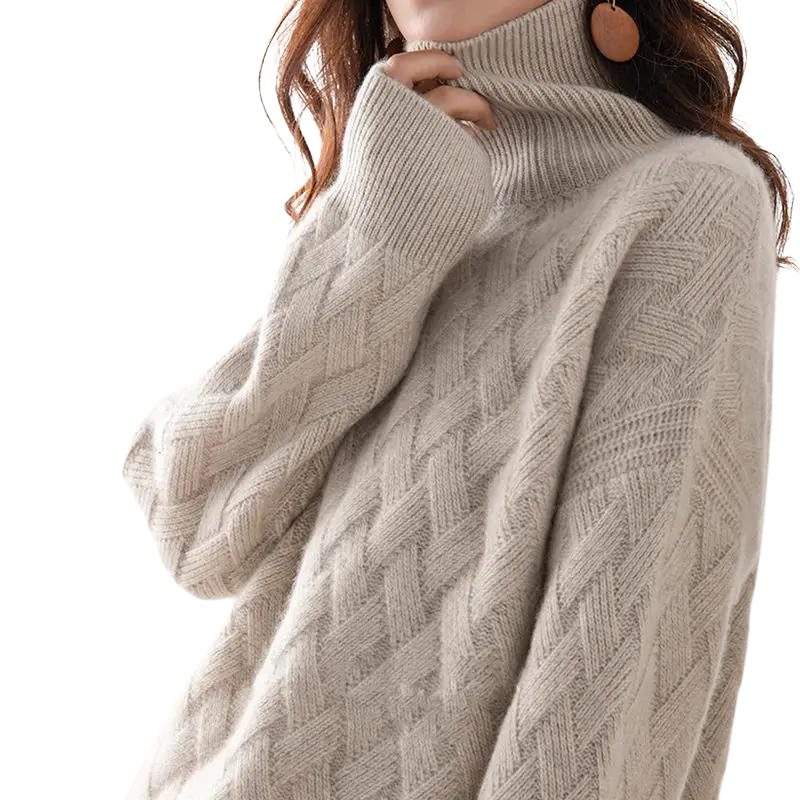Jersey Harper de cuello alto de cachemira