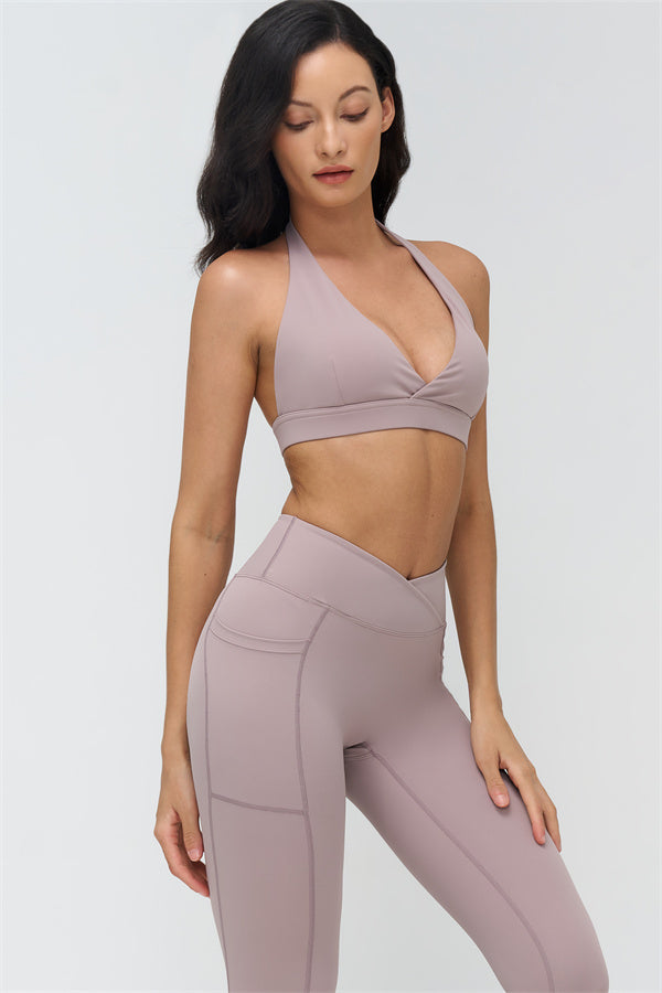 Conjunto de 2 piezas BoldFit: sujetador deportivo y leggings