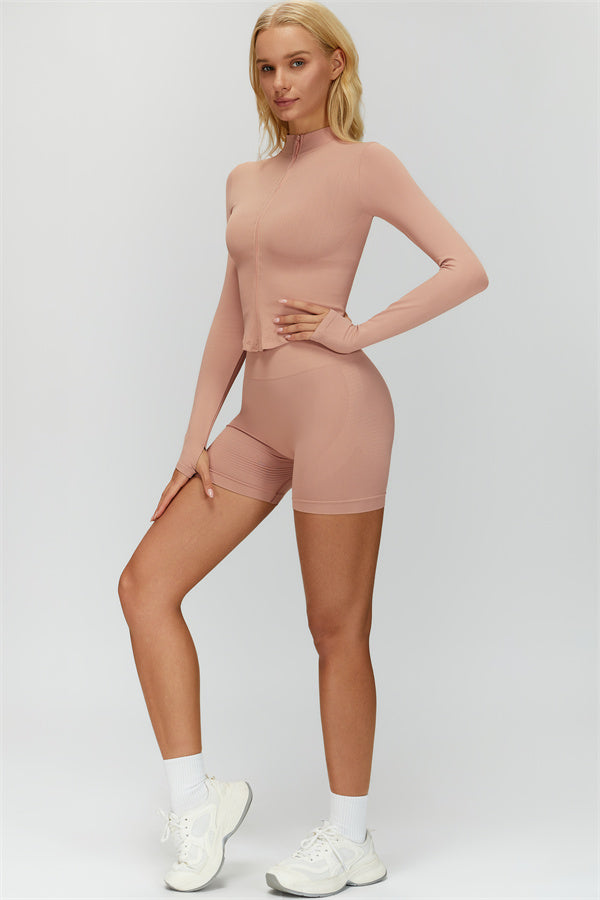 Conjunto Delight de 2 piezas: chaqueta y shorts