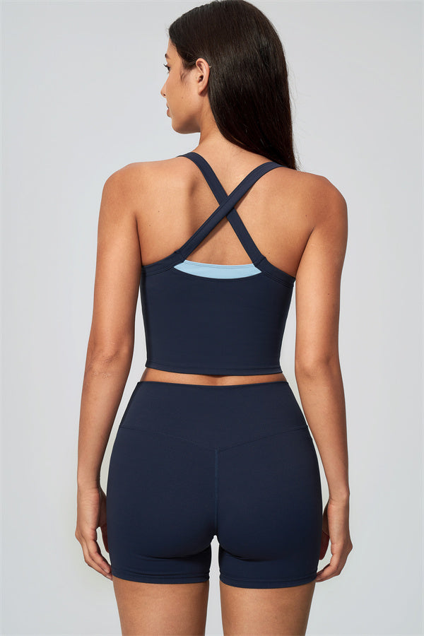 Conjunto Seraphine de 2 piezas: camiseta de tirantes y pantalones cortos