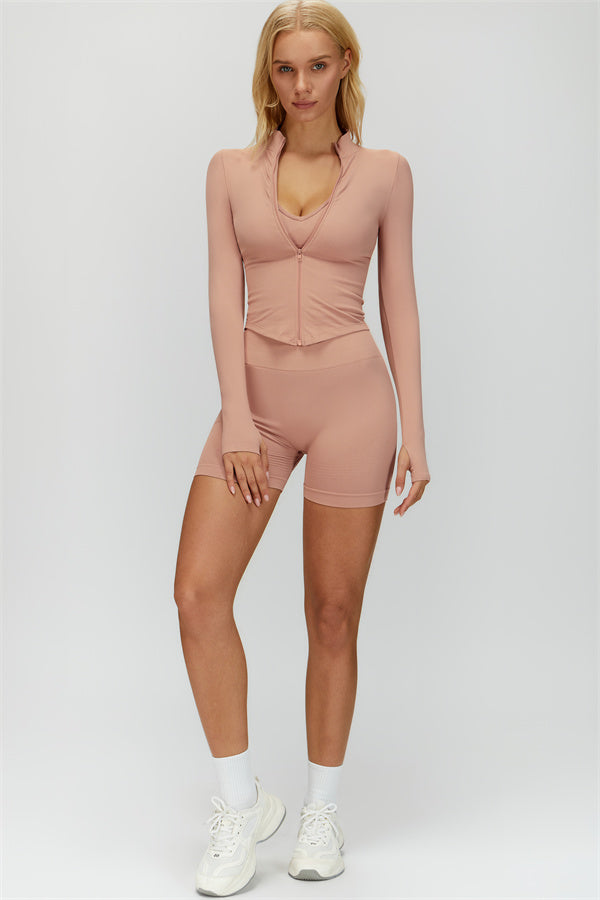 Conjunto Delight de 2 piezas: chaqueta y shorts