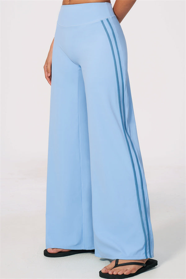 Conjunto de 2 piezas Evoke: top corto y pantalones de pierna recta