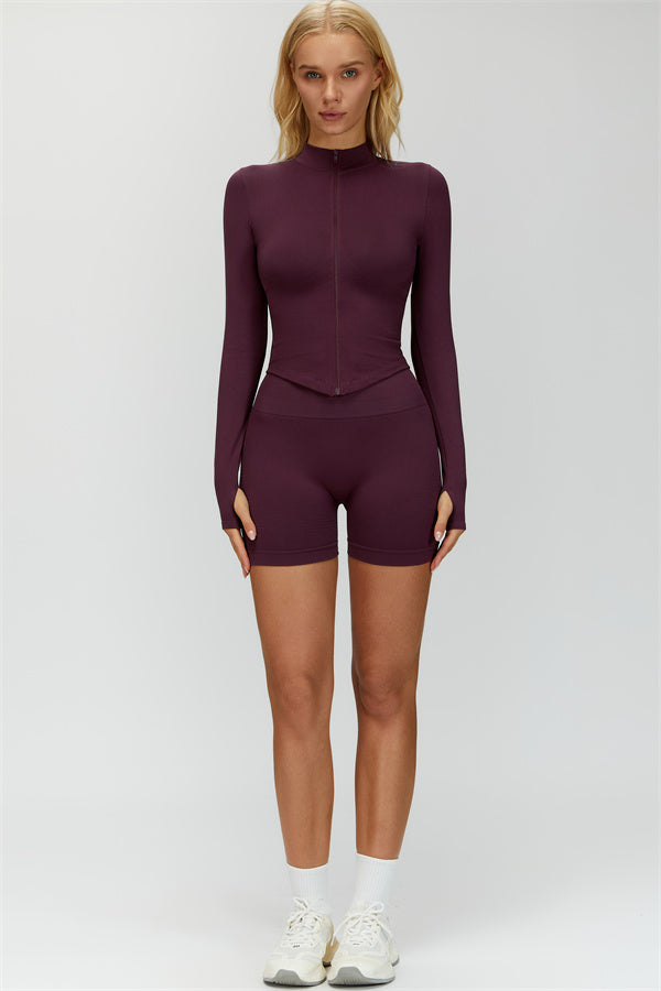 Conjunto Delight de 2 piezas: chaqueta y shorts
