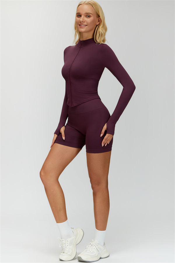 Conjunto Delight de 2 piezas: chaqueta y shorts