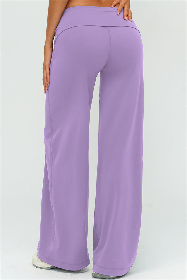 Conjunto de 2 piezas The Twirl: top halter sin mangas y pantalones de pierna recta con cintura doblada