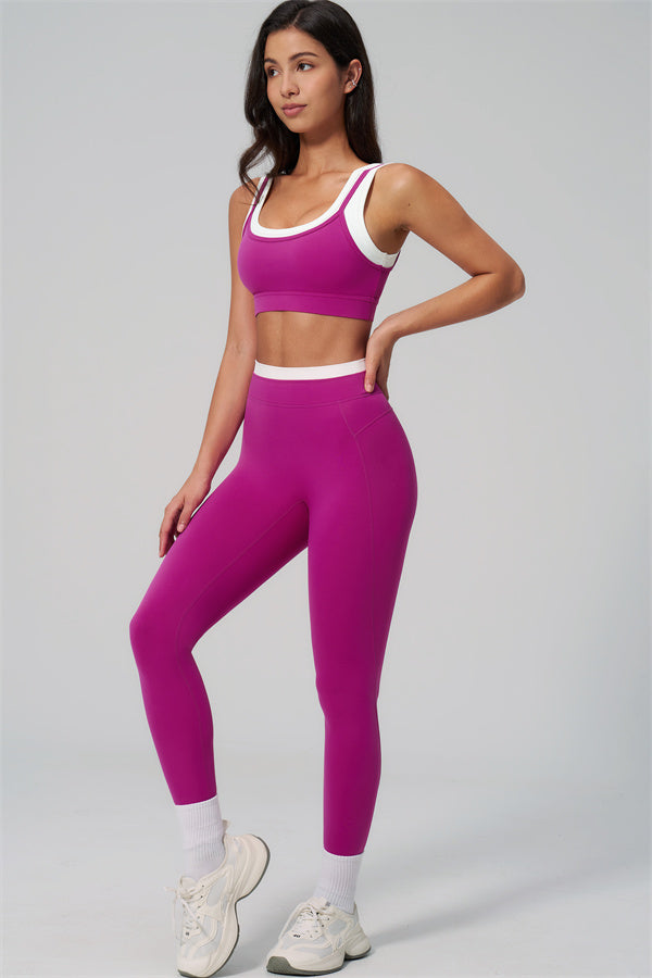 Conjunto Canyon de 2 piezas: sujetador deportivo y leggings
