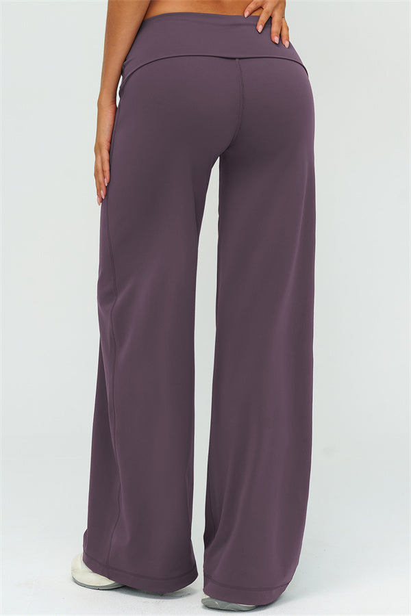 Conjunto de 2 piezas The Twirl: top halter sin mangas y pantalones de pierna recta con cintura doblada
