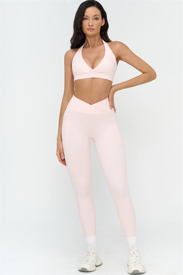 Conjunto de 2 piezas BoldFit: sujetador deportivo y leggings