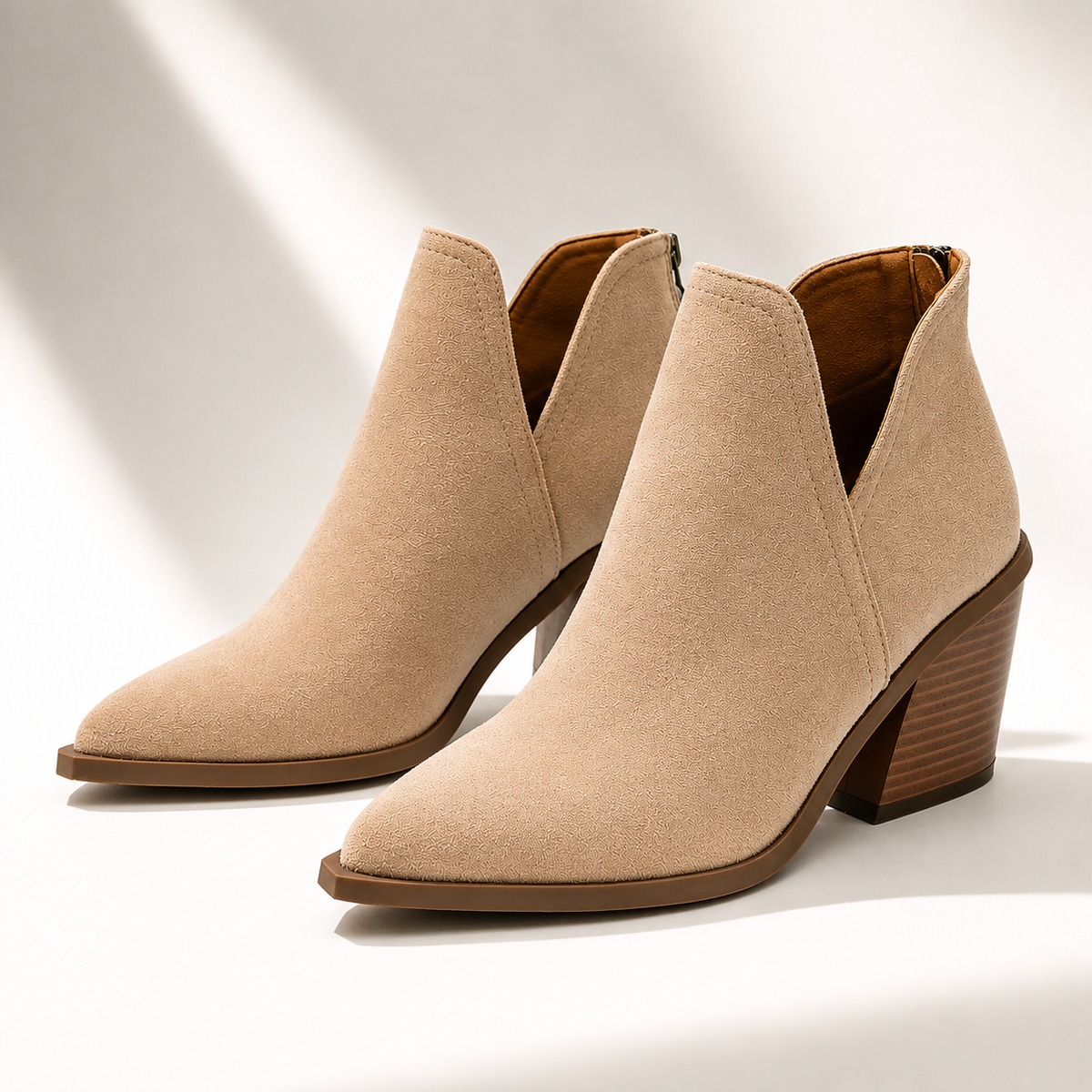 Botines de ante Elodie