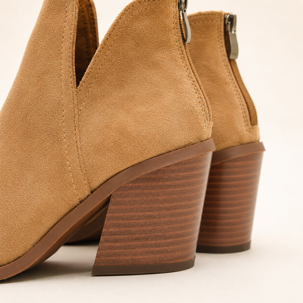 Botines de ante Elodie