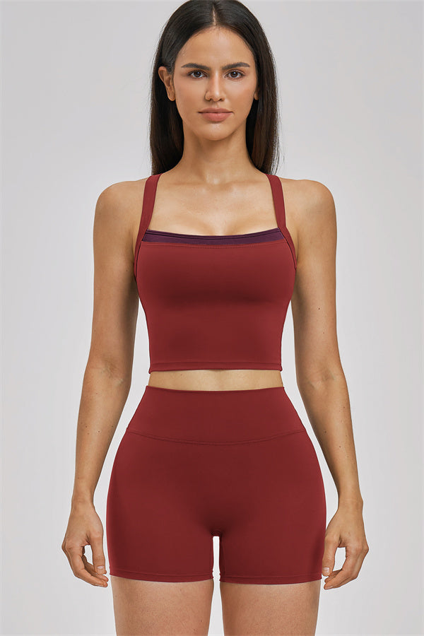 Conjunto Seraphine de 2 piezas: camiseta de tirantes y pantalones cortos