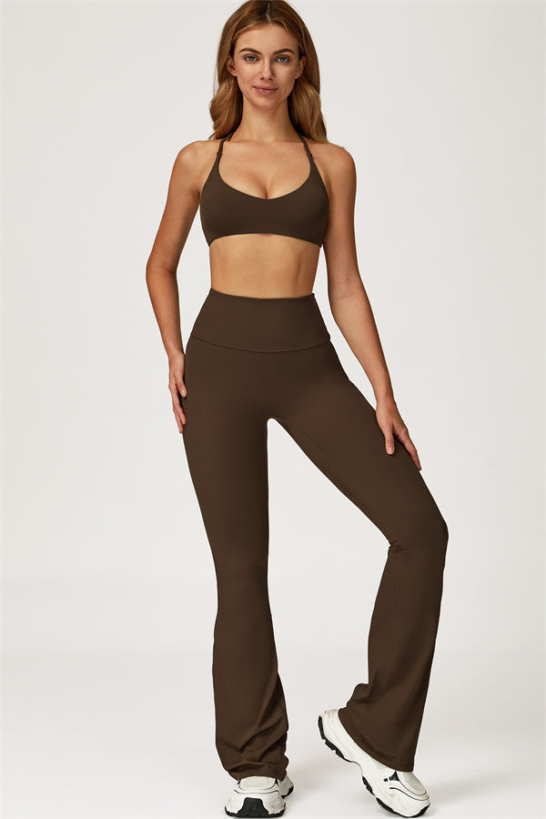 Lily 2-delige set met sport-bh en uitlopende legging