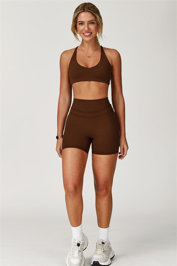 Ensemble 2 pièces Enigma : brassière de sport et short