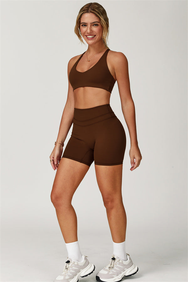 Ensemble 2 pièces Enigma : brassière de sport et short