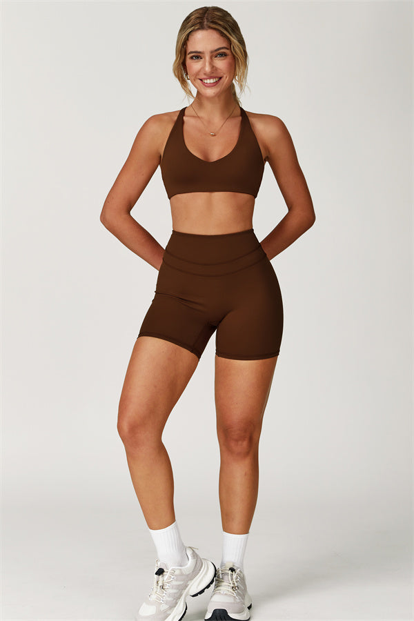 Ensemble 2 pièces Enigma : brassière de sport et short