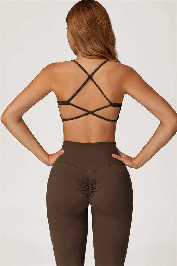 Lily 2-delige set met sport-bh en uitlopende legging
