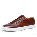 Scarpe Claudio marroni in vera pelle