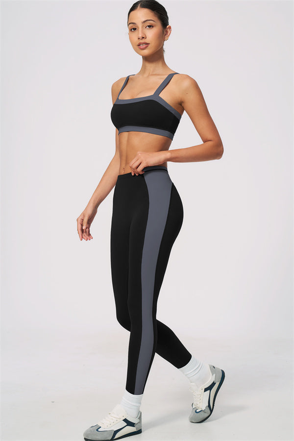 Ensemble 2 pièces Sandstone : brassière de sport et leggings