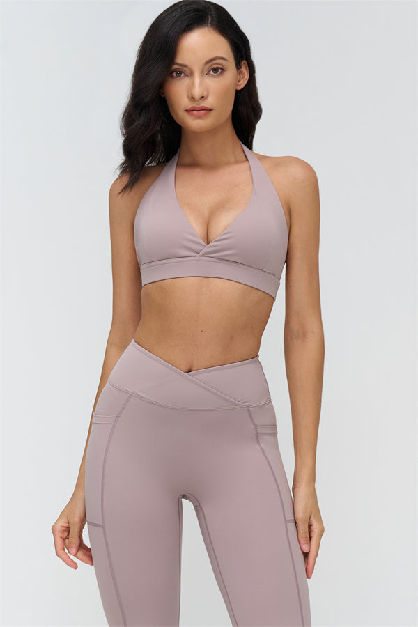 Conjunto de 2 piezas BoldFit: sujetador deportivo y leggings
