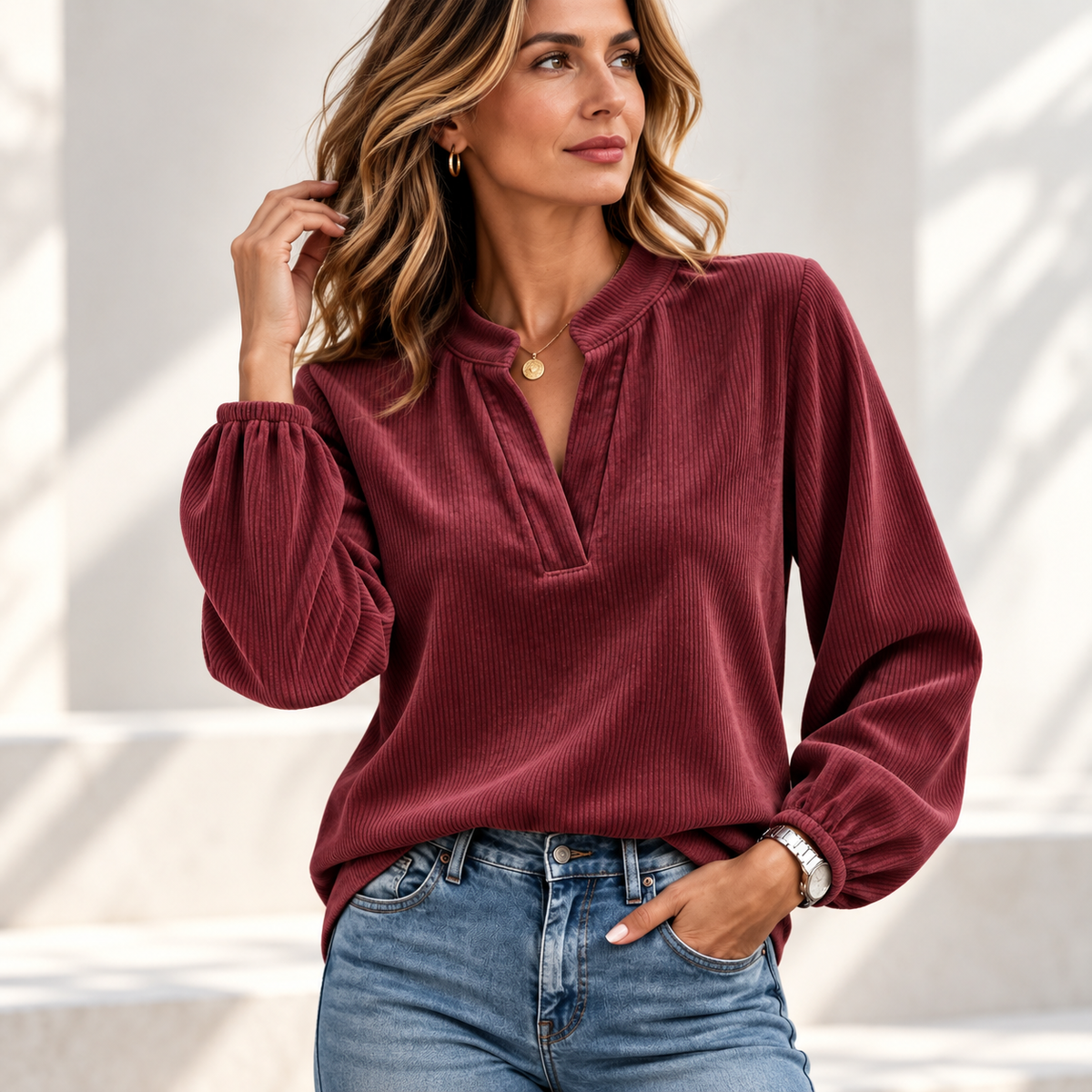 Blusa de pana Margot