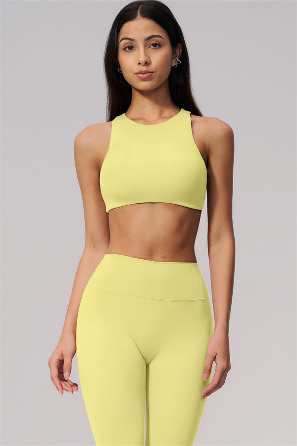 Ensemble 2 pièces Twirl : brassière de sport dos nu et legging corsaire