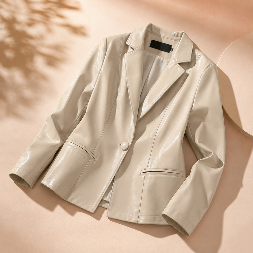 Blazer Harper de piel de cordero