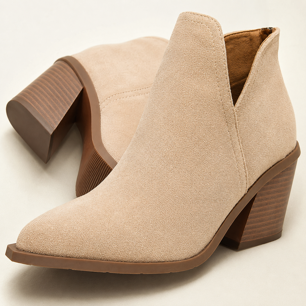 Botines de ante Elodie