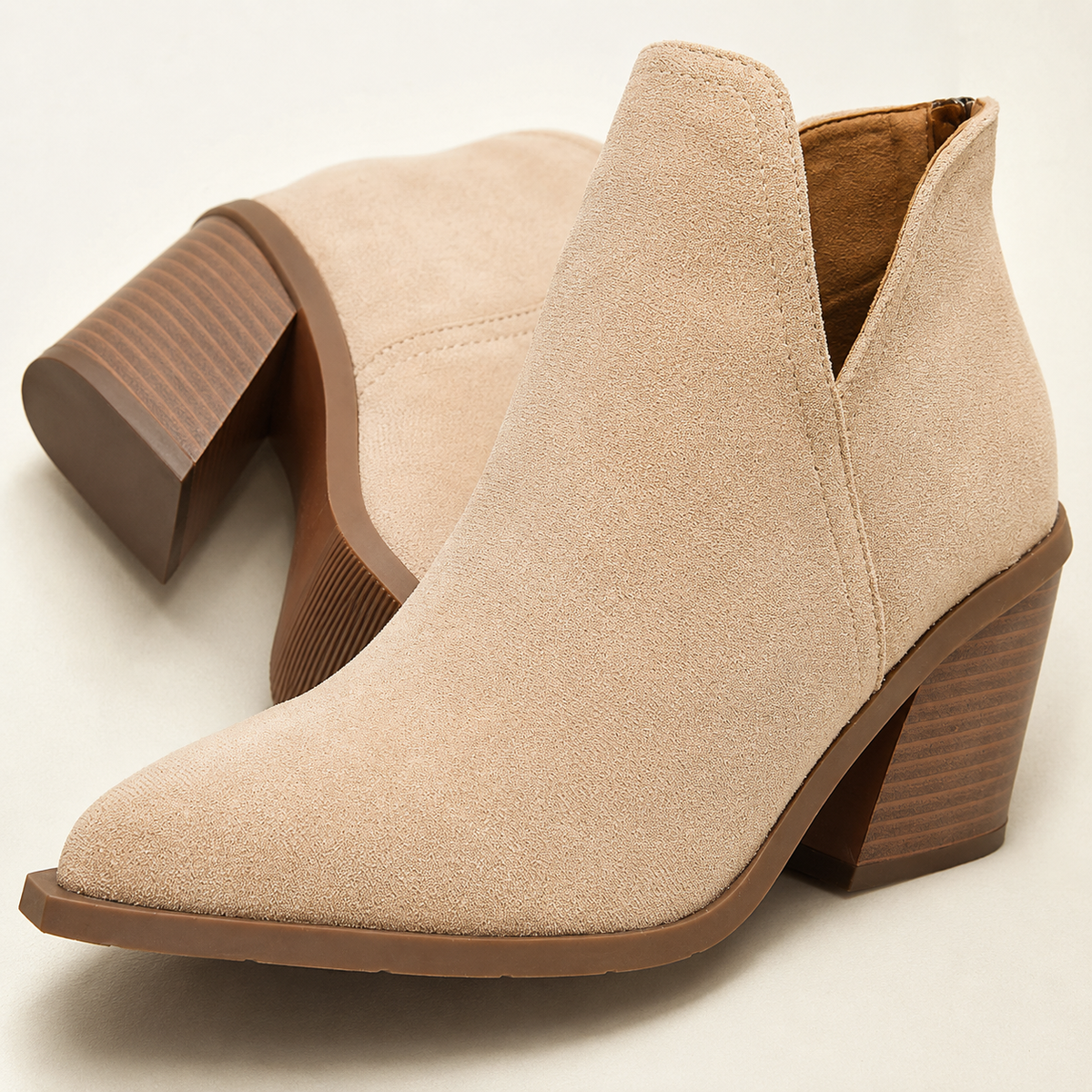 Botines de ante Elodie