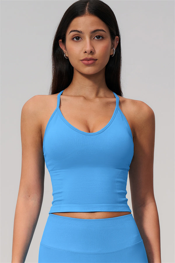 Conjunto de 2 piezas Camille de top corto y leggings