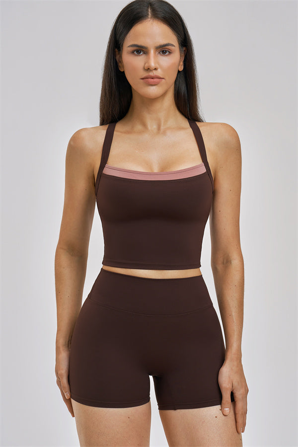 Conjunto Seraphine de 2 piezas: camiseta de tirantes y pantalones cortos