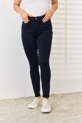 Jeans skinny Judy Blue de todas las tallas, teñidos en prenda, con control de abdomen