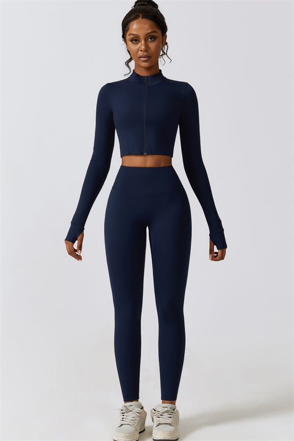 3-teiliges Juno Star Set: Jacke, Sport-BH und Leggings