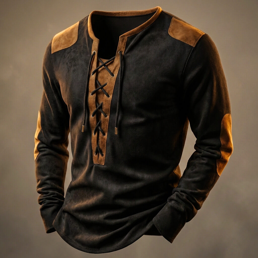 Camisa Henley texturizada Asher
