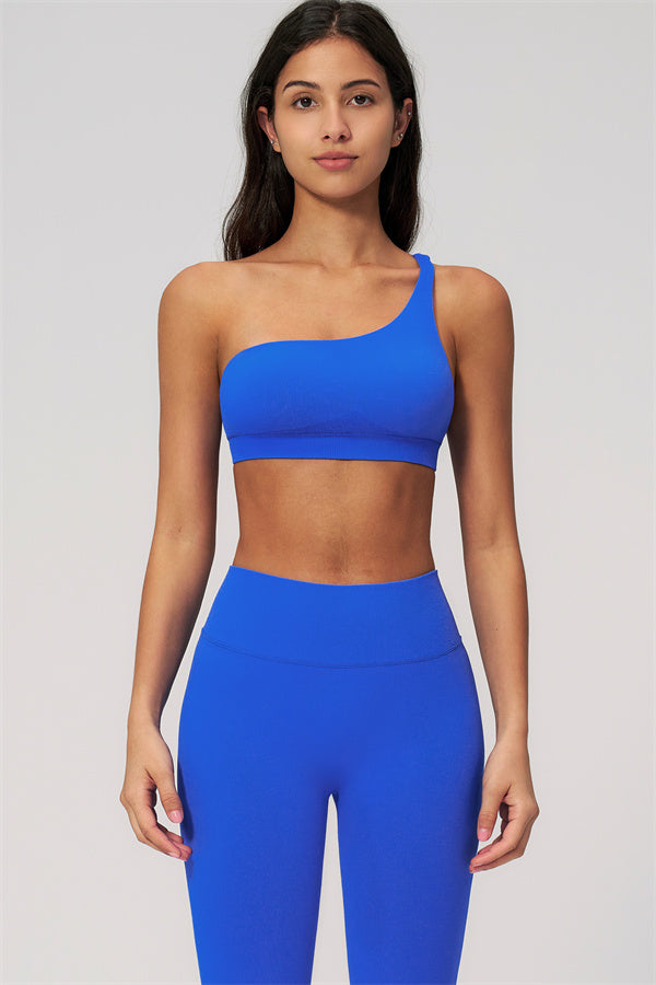 Empower 2-delige set: sportbeha met één schouderband en legging